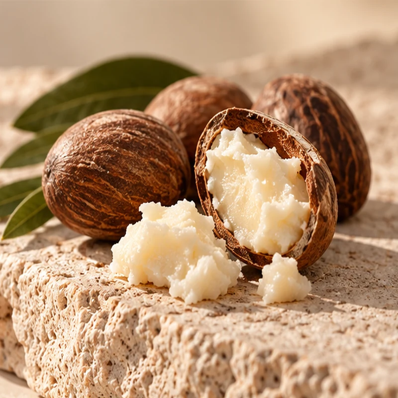 Manteca de karité, ingrediente utilizado en la fórmula nutritiva del bálsamo